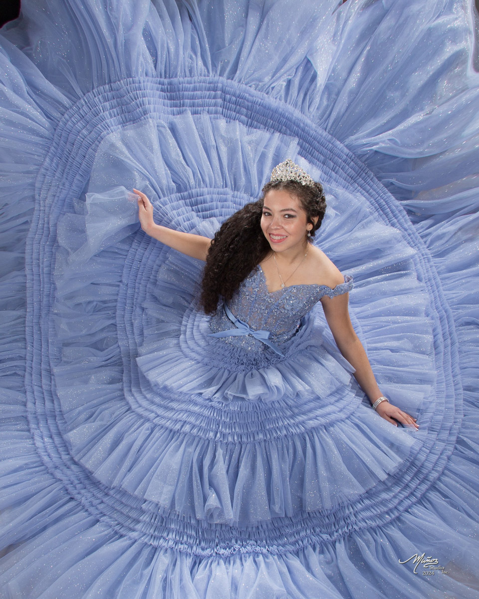 Light purple quinceañera dress
